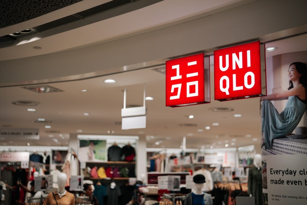 Entrance to Uniqlo store