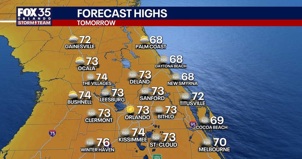 Orlando weather: Sunshine in early part of work week