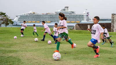 “Freedom to Dream” at El Morro: Inter Miami CF Foundation and Royal Caribbean Host Historic Youth Clinic in Puerto Rico