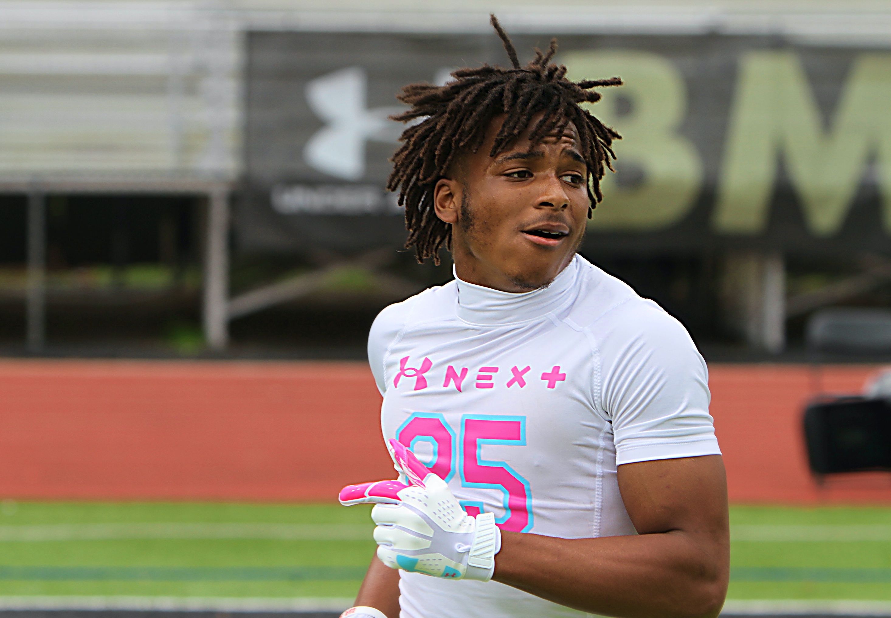 Tavares 2027 running back Tamauri Collins at the Under Armour...