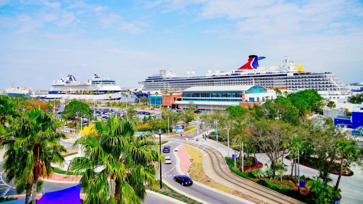 A View of Tampa Cruise Port