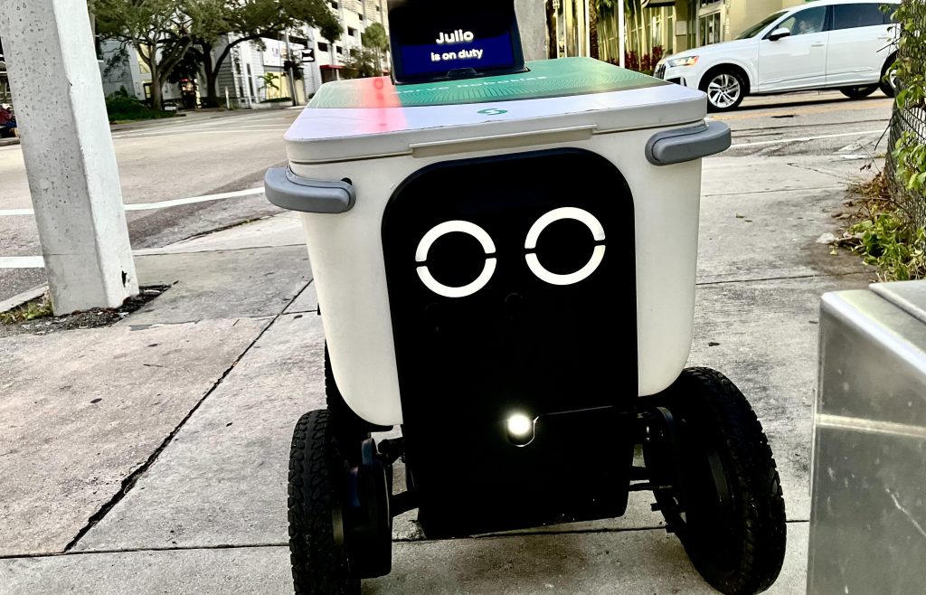 Food delivery robots have invaded Fort Lauderdale: Don't touch them