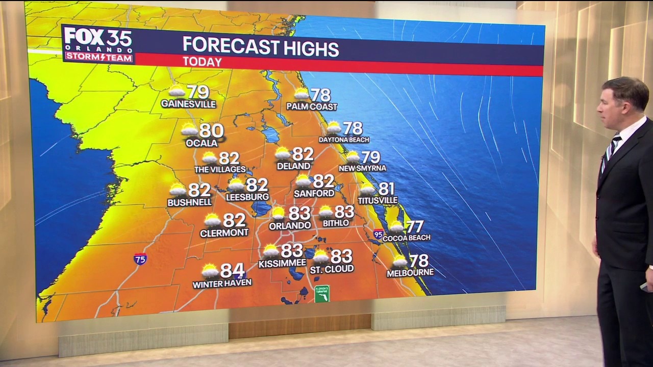 Orlando AM Weather Forecast: Temps heating up for Central Florida