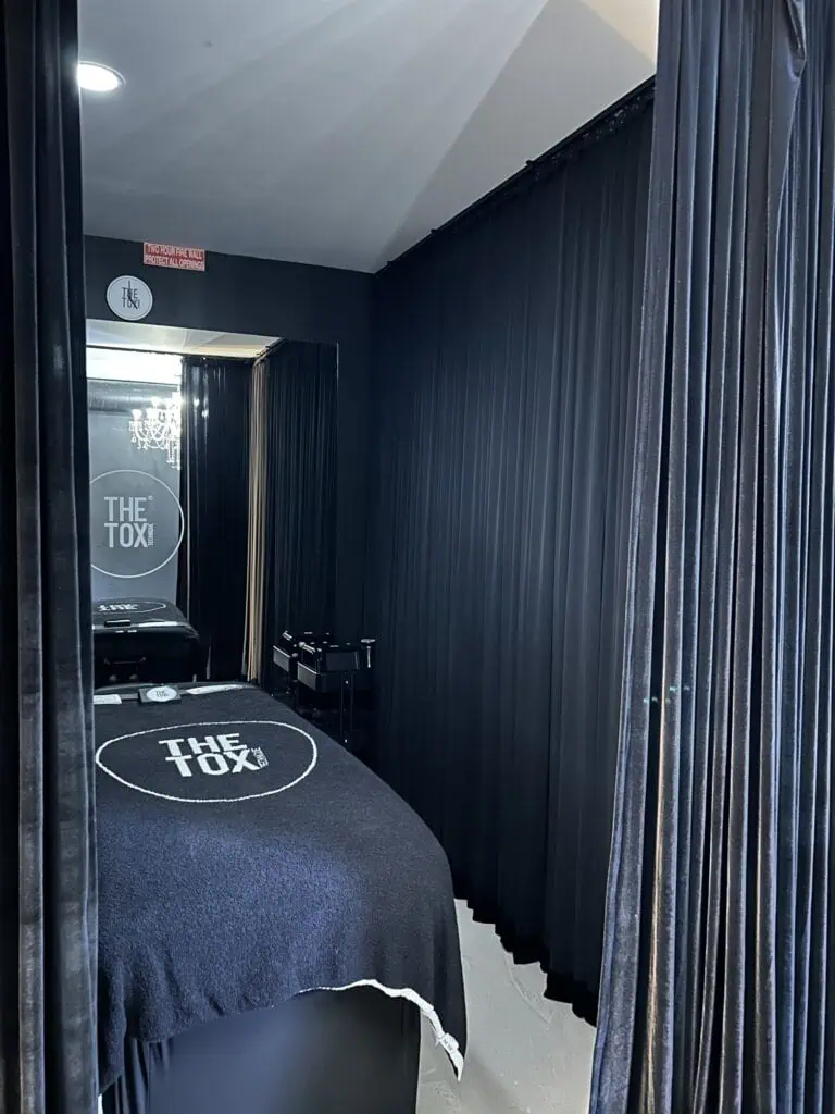 The interior of a wellness studio