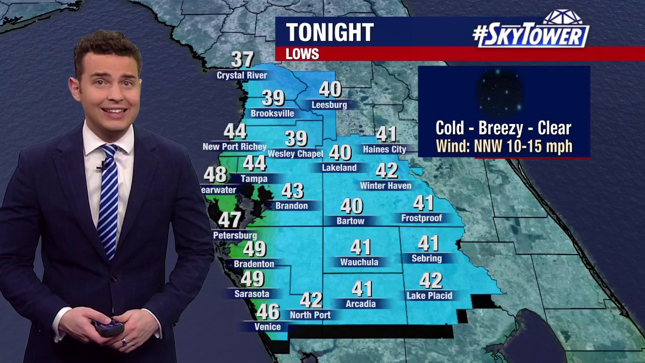 Tampa Weather | Sunday evening forecast