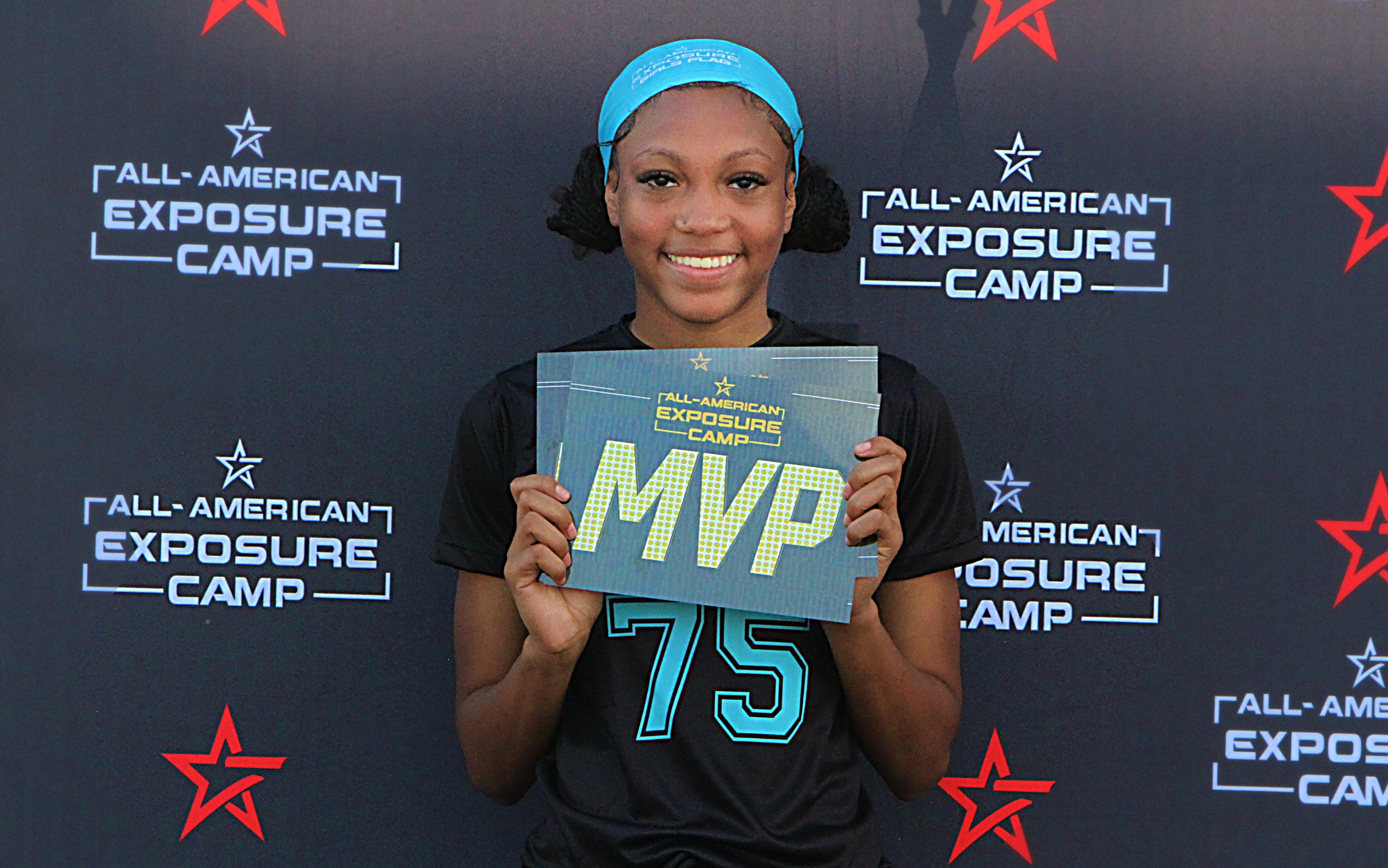 Sanford Seminole sophomore Tylani Hernandez-McClean at the Girls Flag Football...
