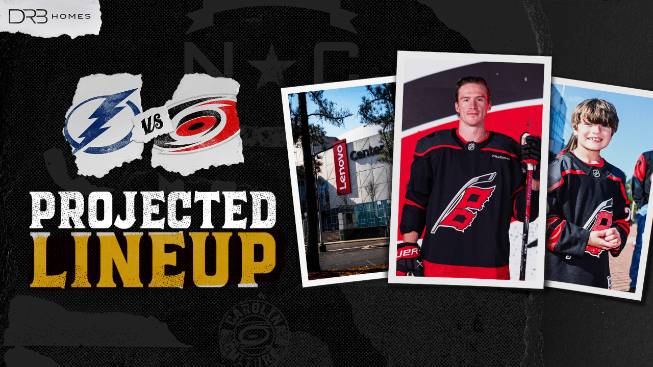 Projected Lineup: February 26 vs. Tampa Bay