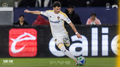 LA Galaxy Loan Midfielder Gino Vivi to USL Championship Side Tampa Bay Rowdies