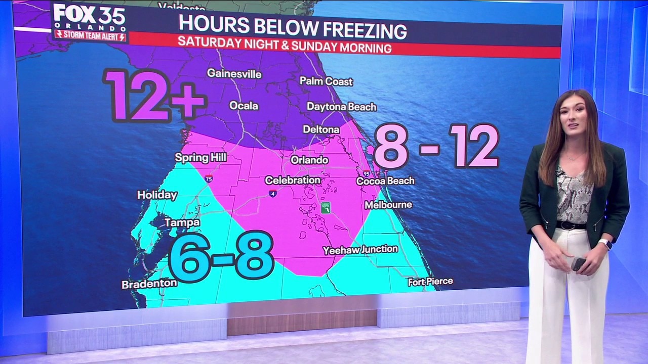 Tracking the Florida Freeze: Winds picking up before the cold