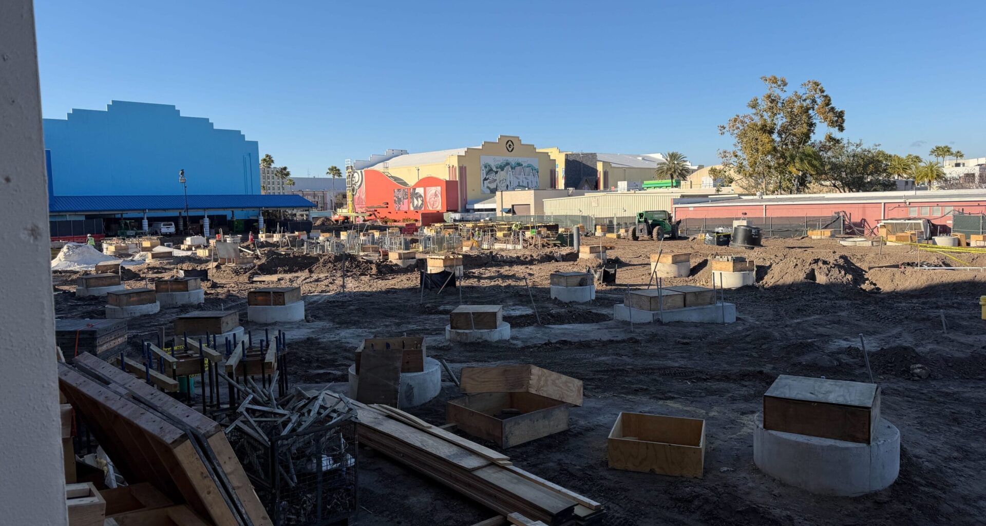 More Coaster Footers Installed for Fast & Furious Hollywood Drift at Universal Orlando