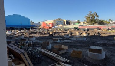 More Coaster Footers Installed for Fast & Furious Hollywood Drift at Universal Orlando