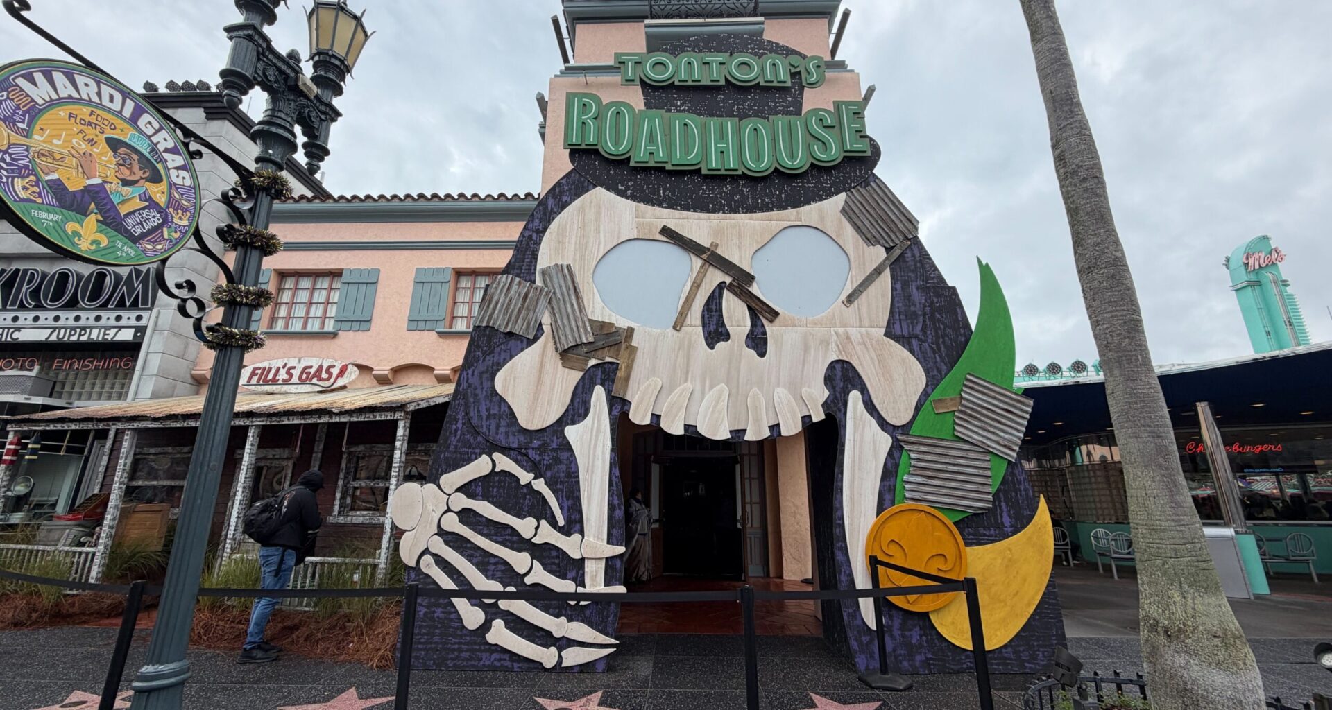 The Mardi Gras Tribute Store is in the park