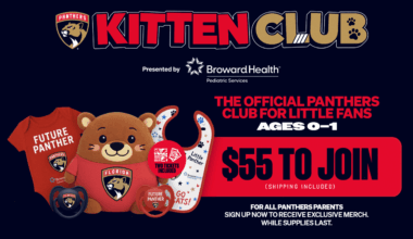Florida Panthers Launch All New ‘Kitten Club’ Presented by Broward Health Pediatric Services for Newborns & Infants