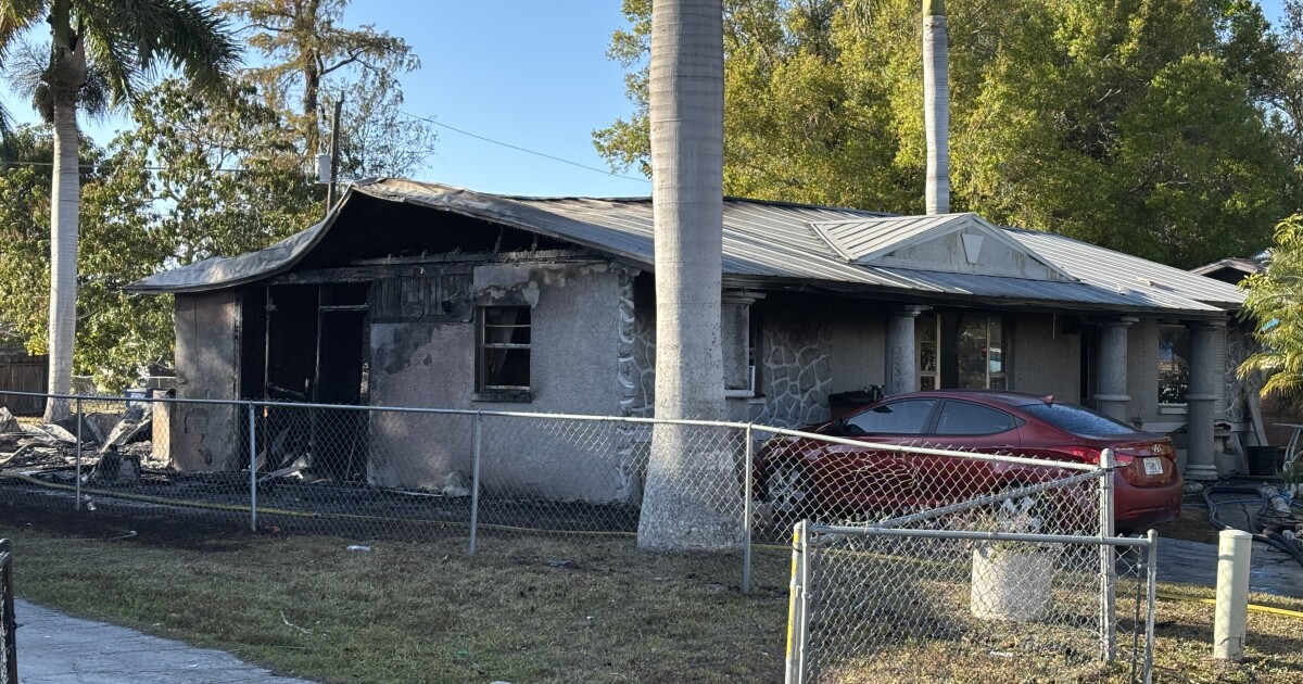 One woman injured after house fire in Fort Myers