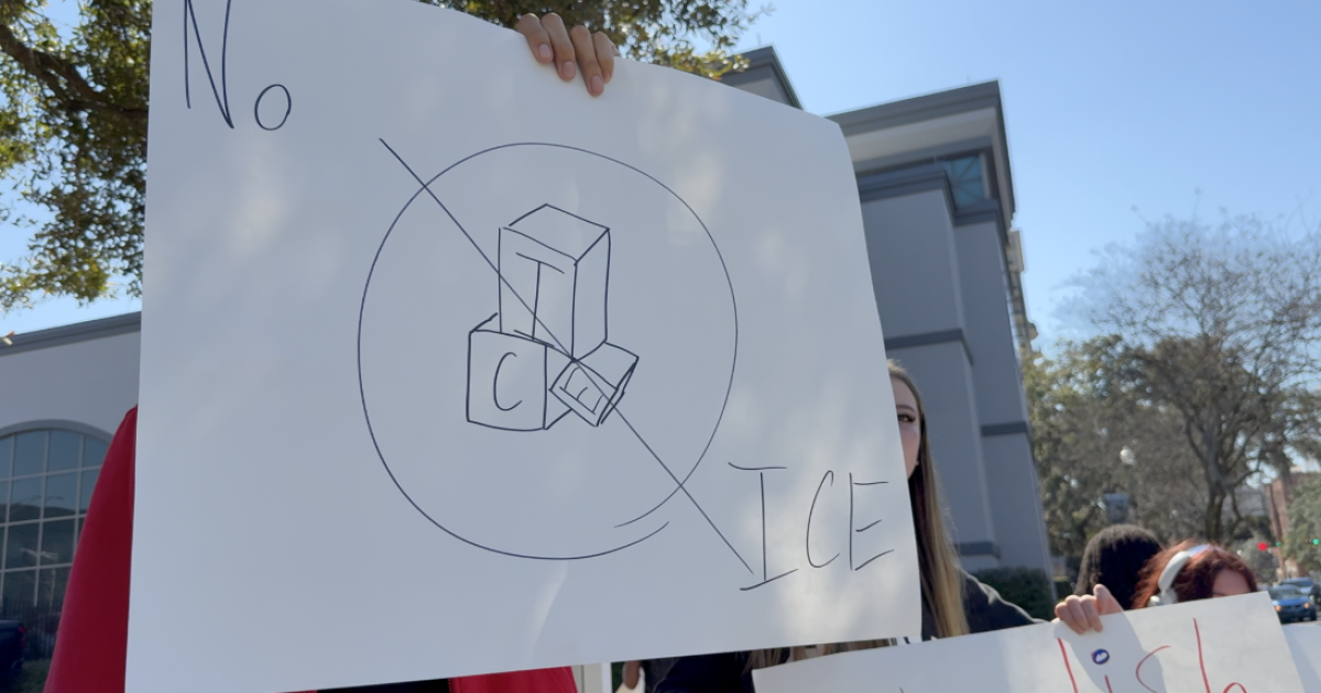 Leon High School students peacefully protest ICE's recent activity