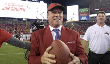 Bucs legend Jon Gruden will be the Grand Marshal of St. Pete grand prix