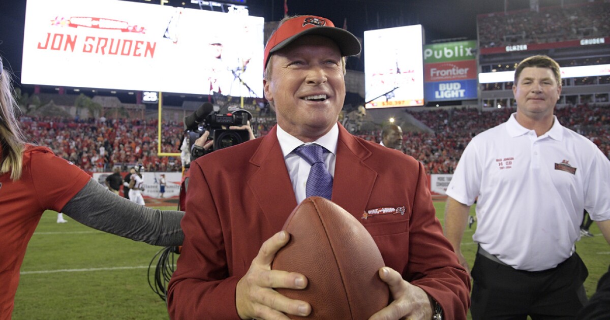 Bucs legend Jon Gruden will be the Grand Marshal of St. Pete grand prix
