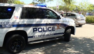 Man crossing street dies after being hit by vehicle in St. Pete: SPPD