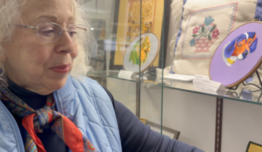 Tallahassee library transforms into embroidery art gallery