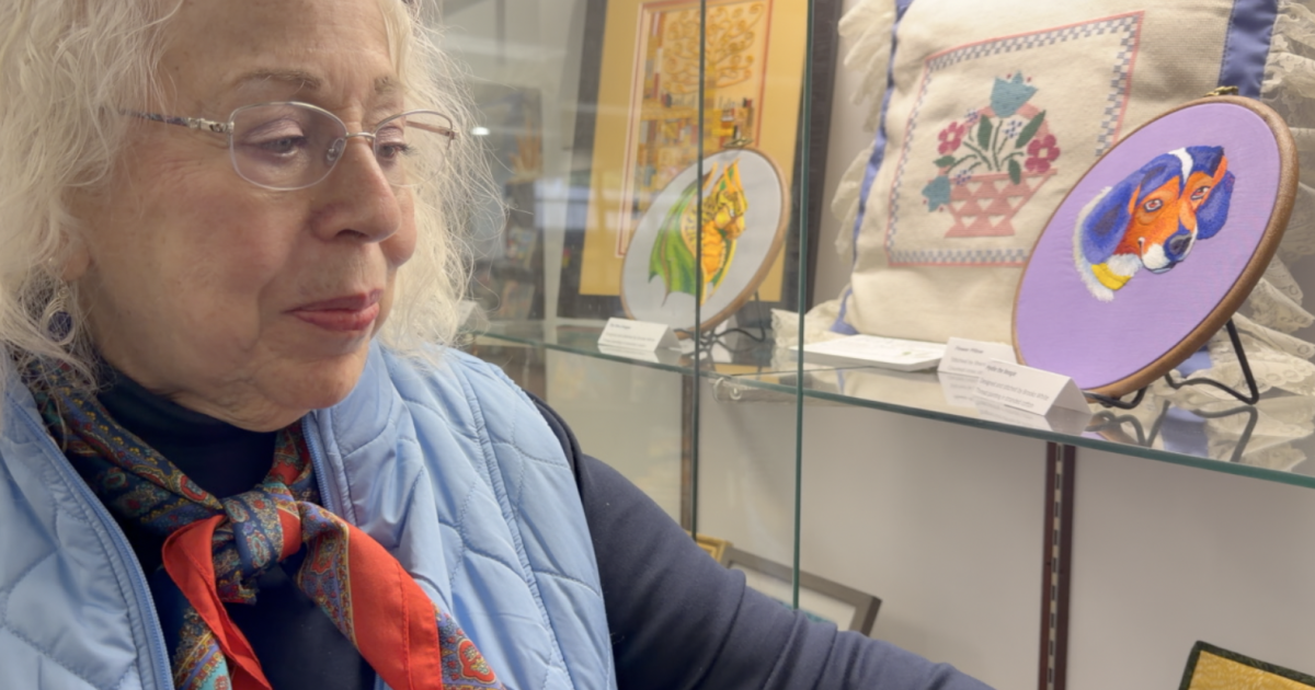 Tallahassee library transforms into embroidery art gallery