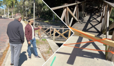 Roser Park residents raise concerns over aging Booker Creek seawall