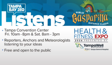 Tampa Bay 28 Health & Fitness Expo Listens Booth