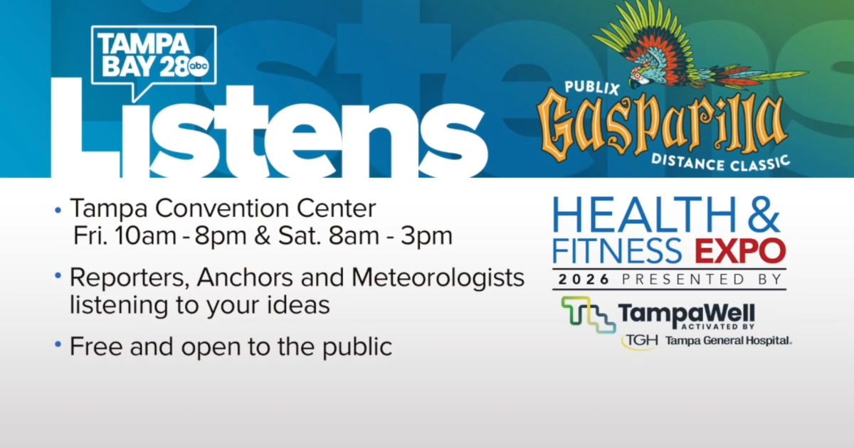 Tampa Bay 28 Health & Fitness Expo Listens Booth