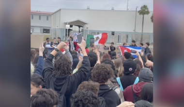 Students stage walk out at Ida S. Baker High School in Cape Coral to protest ICE