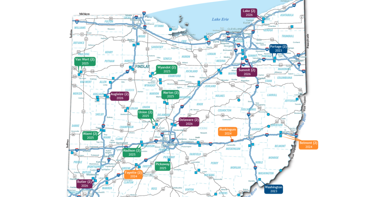Two new Miami County rest stops open along I-75, among 36 opening around Ohio