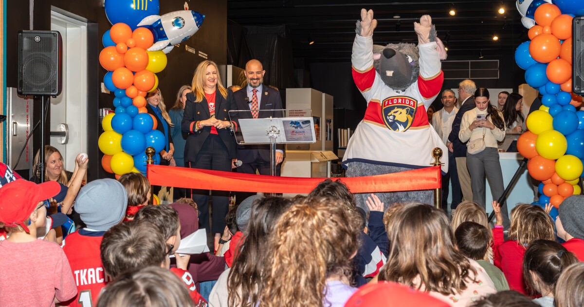 From penalty boxes to physics: Hockey takes over Museum of Discovery and Science in Fort Lauderdale