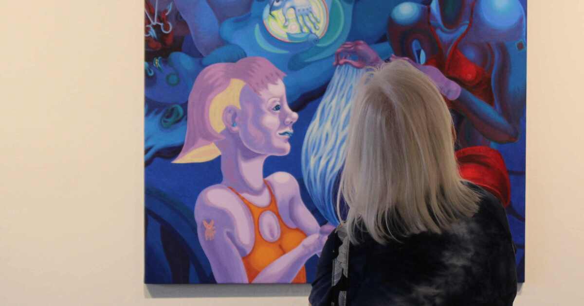 In 'Crossed Strands,' artist Ana Albertina Delgado links characters through narratives about human relationships | WGCU News