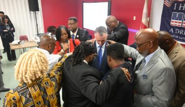 David Jolly campaigns in Tallahassee, condemns Trump post and pitches affordability agenda