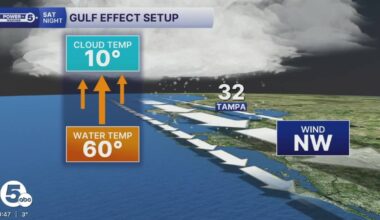 Florida could see rare Gulf-effect snow this weekend