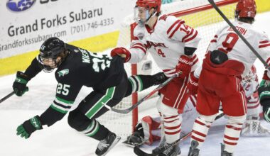 Abram Wiebe's overtime winner caps UND's comeback win over Miami - Grand Forks Herald