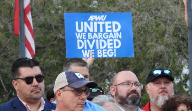 Demonstrators rally in Ybor against Senate bill targeting unions