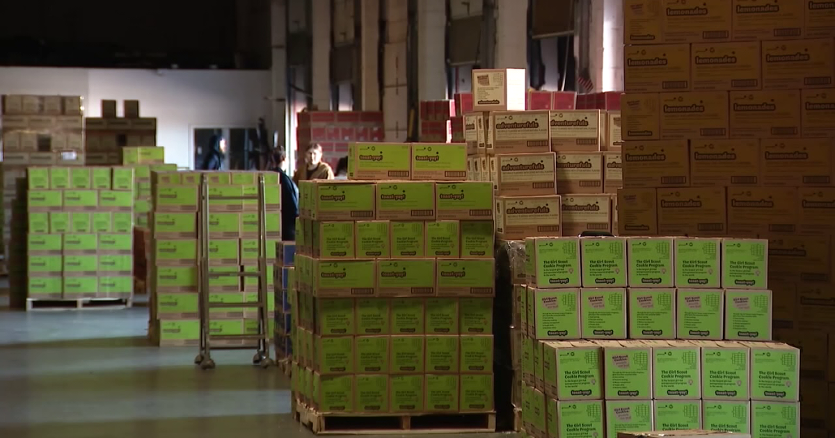 Tampa warehouse gears up for Girl Scout cookie season