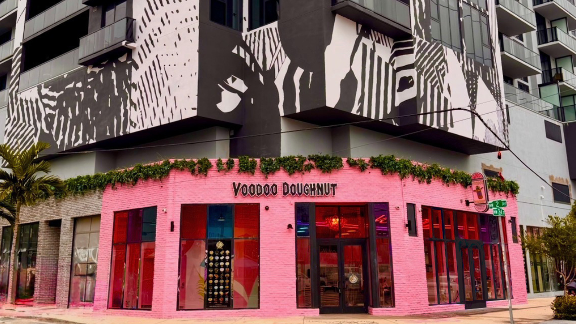 Voodoo Doughnut has just opened in Miami.