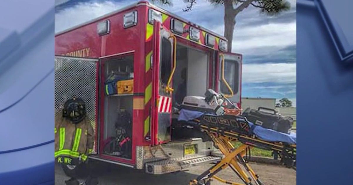 Florida man accused of trying to drive off in ambulance while medics treated patient