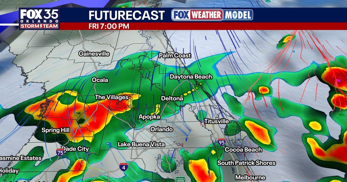 Orlando weather: Rain on the way for Central Florida. When, how much rainfall?