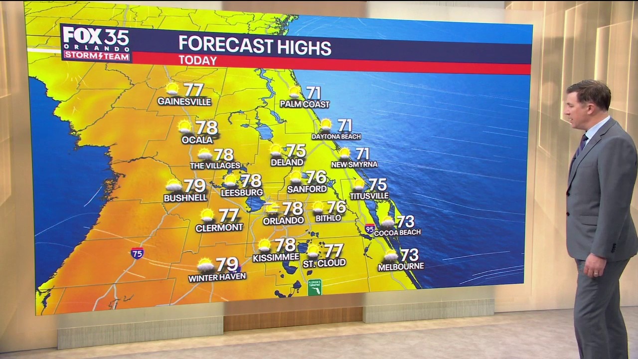 Orlando AM Weather Forecast: Temps heating up for Central Florida