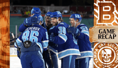 Recap: Lightning 6, Bruins 5 - SO