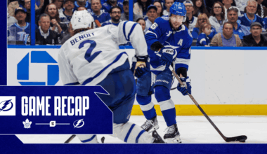 Recap: Lightning 4, Maple Leafs 2