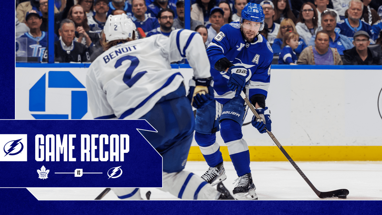Recap: Lightning 4, Maple Leafs 2