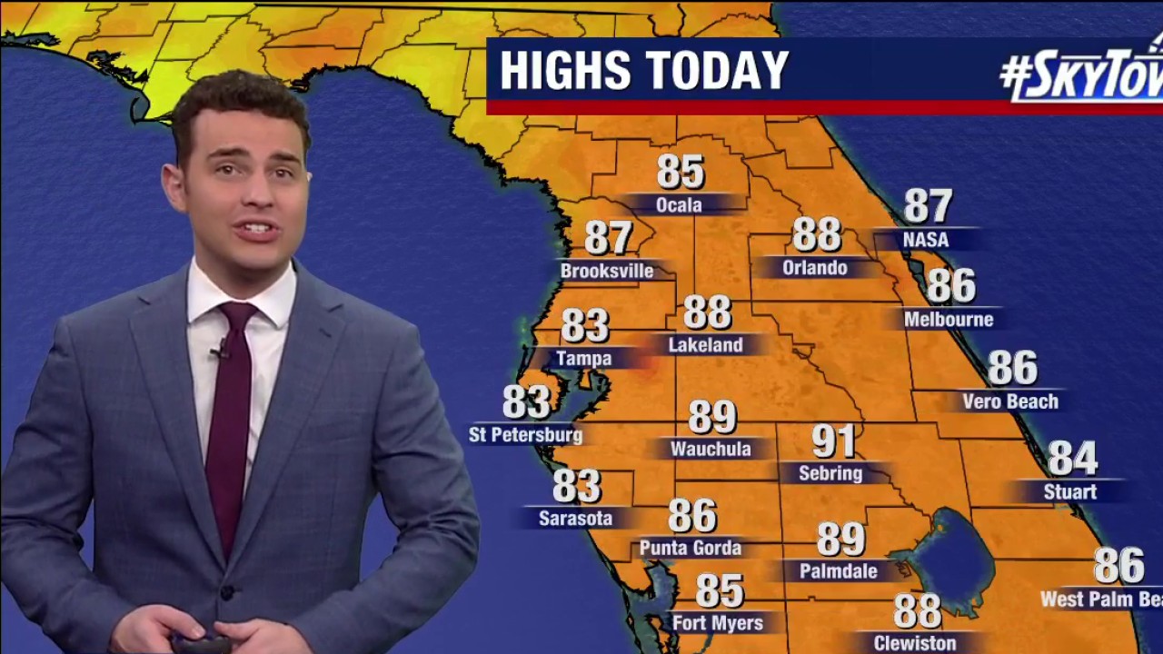 Tampa Weather | Friday evening forecast
