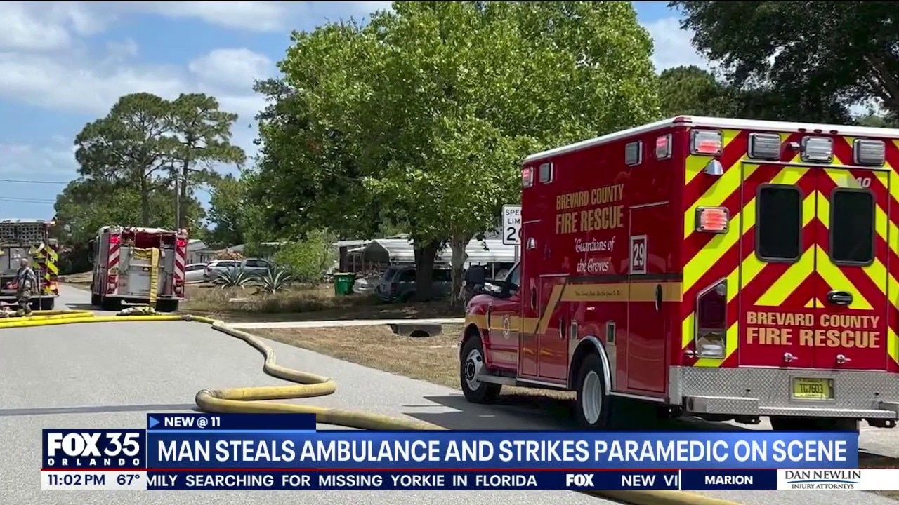 Florida man accused of moving ambulance during medical emergency