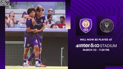 Orlando City B’s match against Inter Miami CF II moved to Inter&Co Stadium