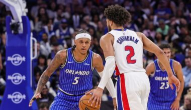 The Orlando Magic tried to stand up to the Detroit Pistons. But they again found themselves struggling to keep up as their offense hit a wall and they gave up another crucial run to fall for a second straight time.