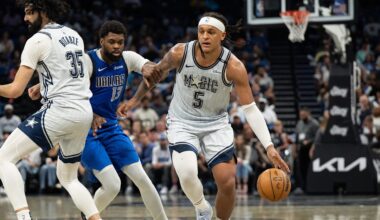 The Orlando Magic close a four-game homestand against a struggling Dallas Mavericks team. They hope to keep building on their good defensive habits and prepare for a sprint to the end of the season.