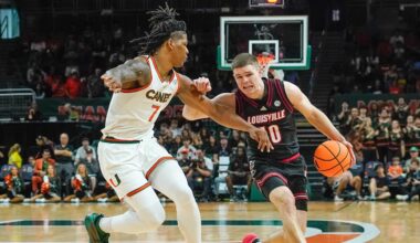 No. 22 Miami Fails to Make History, Falling to Louisville in Triller