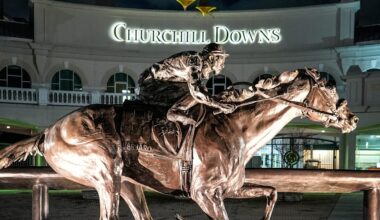 Barbara statue at Churchill Downs. March 3, 2026